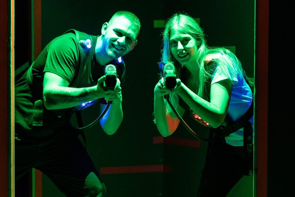 2 für 1 auf Lasertag