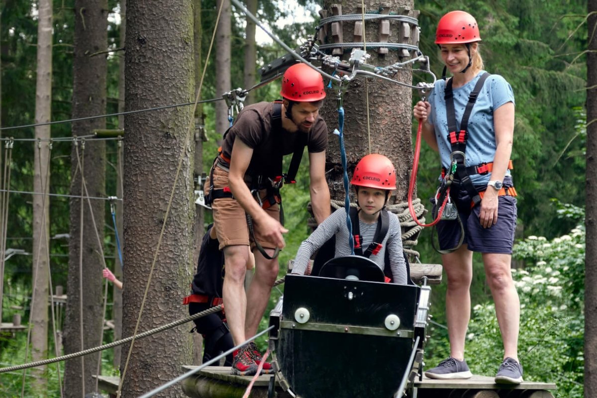 Rabatt auf den TreeRock-Kletterpark